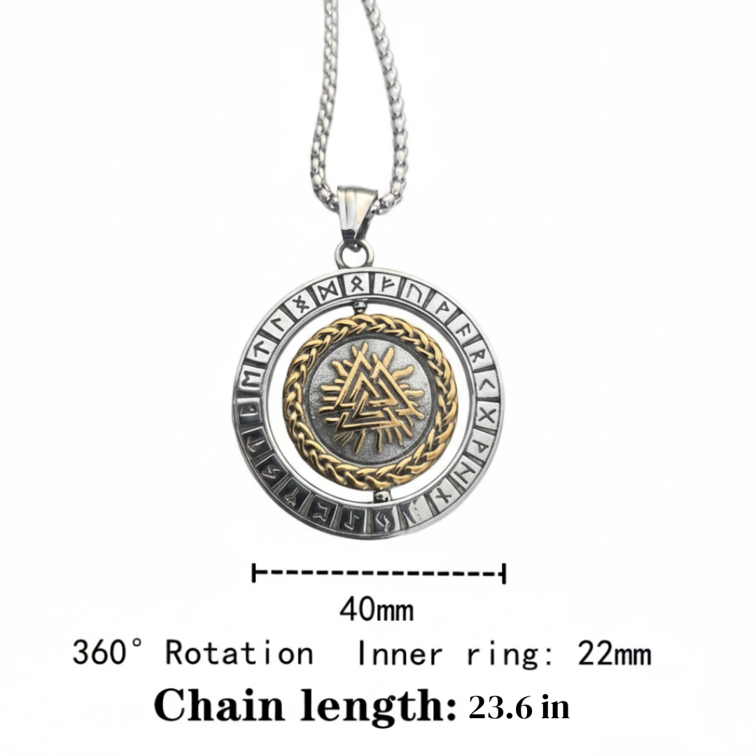 Vowryn Turning North Compass Necklace