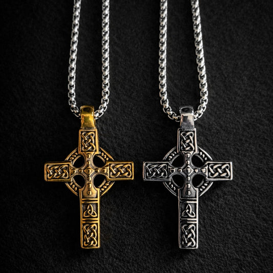 Vowryn Faithbound Celtic Cross Necklace