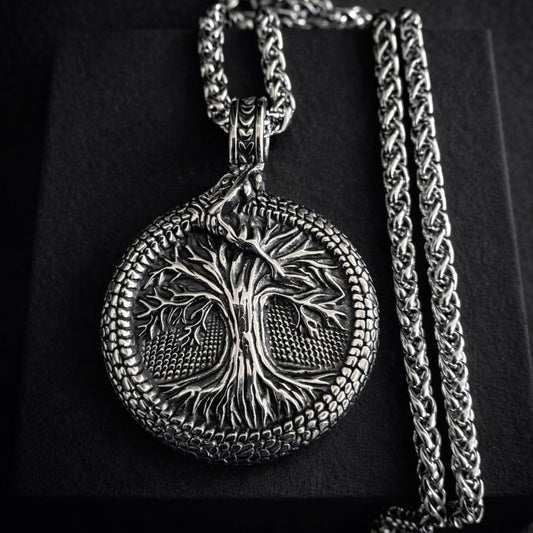 Vowryn Worldtree Helm of Awe Necklace