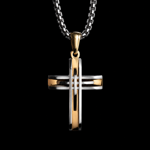 Vowryn Pureline Cross Necklace