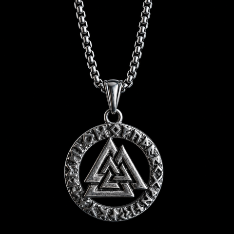 Vowryn Threefold Valknut Necklace