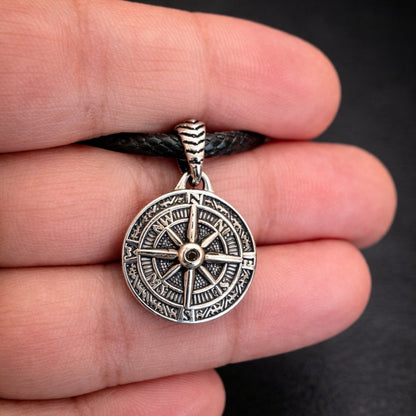 Vowryn Waymark Vegvisir Cord Necklace
