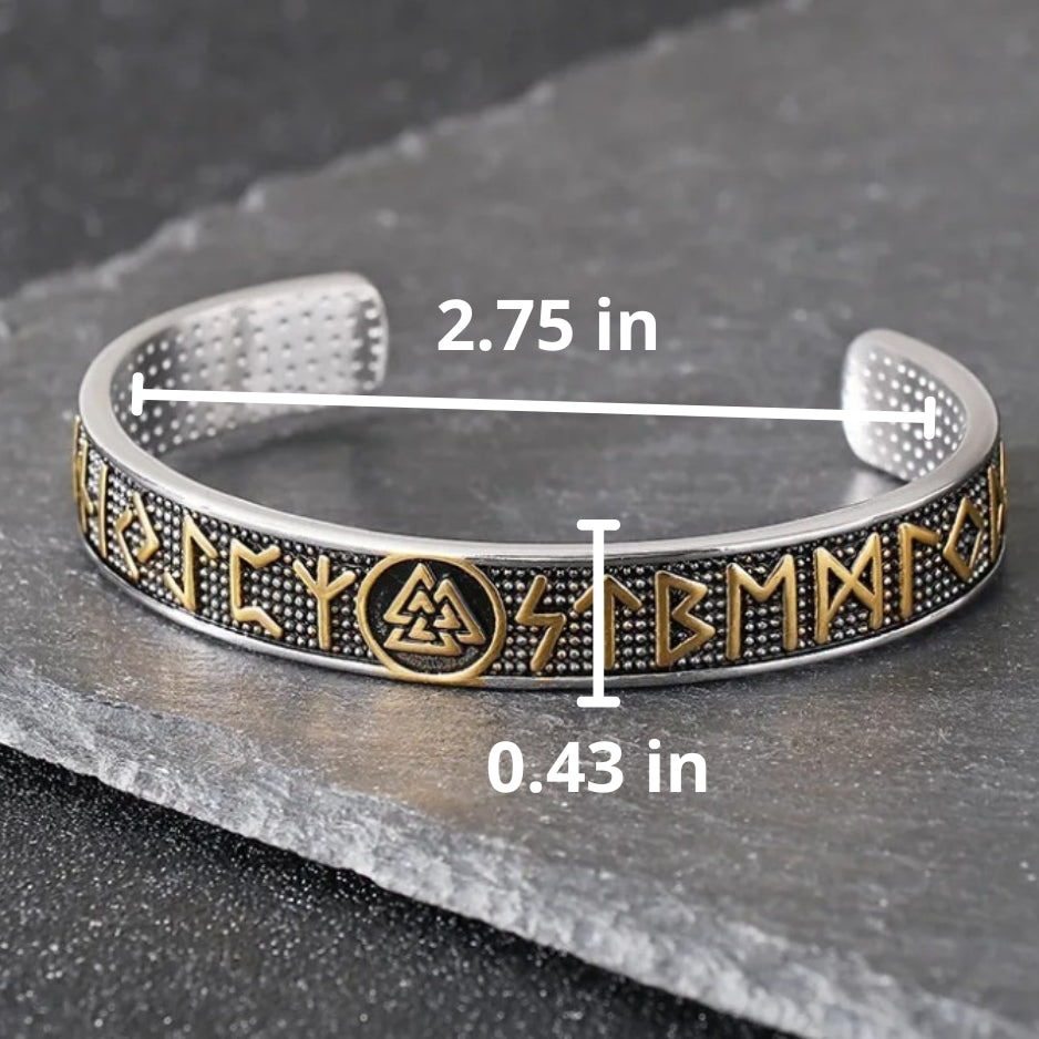 Vowryn Runebound Valknut Bracelet