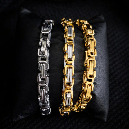 Vowryn Heavy Link Steel Bracelet