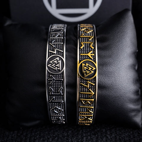 Vowryn Runebound Valknut Bracelet