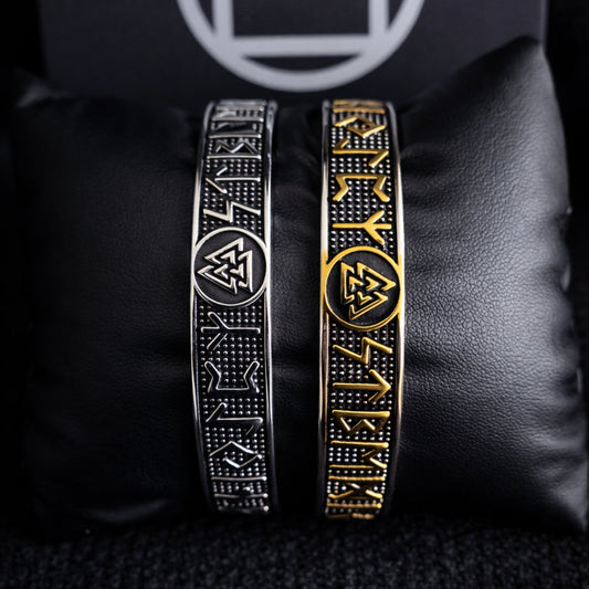 Vowryn Runebound Valknut Bracelet