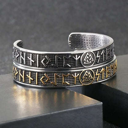 Vowryn Runebound Valknut Bracelet