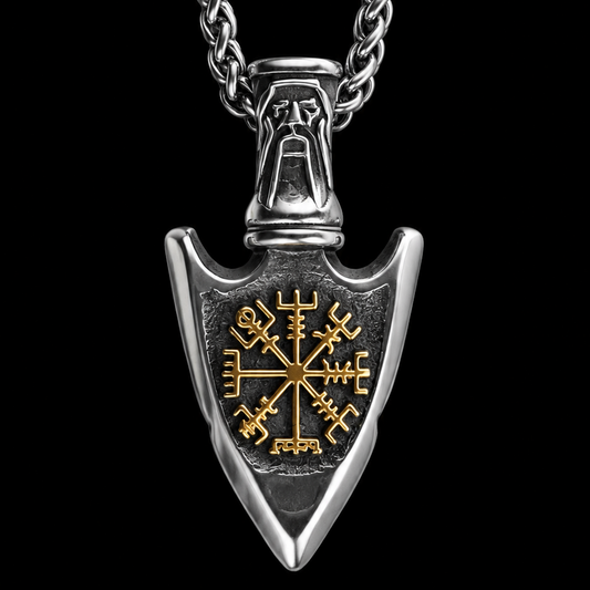 Vowryn Runepath Viking Arrow Necklace