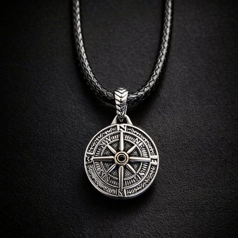 Vowryn Waymark Vegvisir Cord Necklace