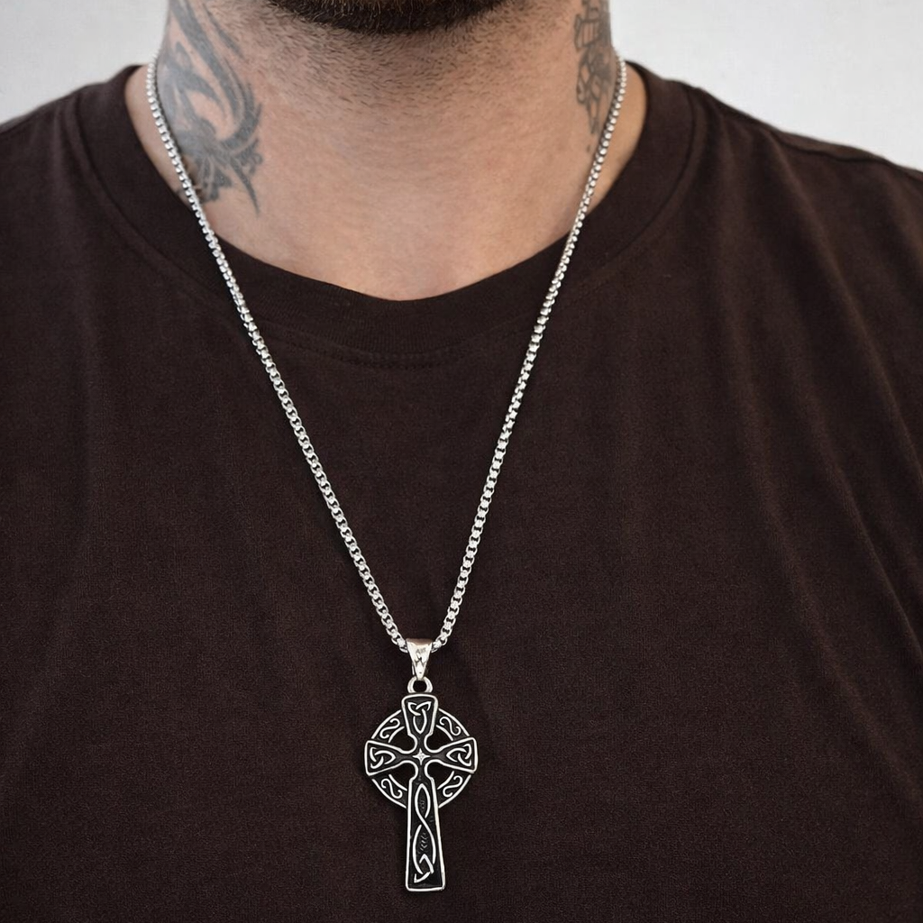 Vowryn Heritage Celtic Cross Necklace