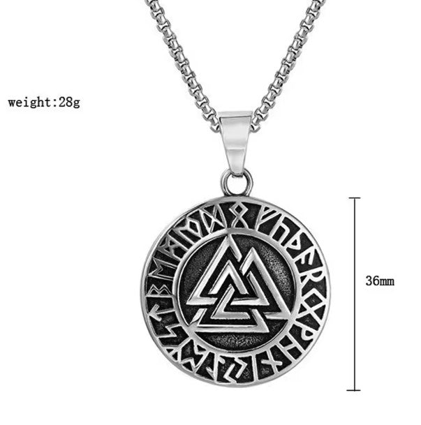 Vowryn Oathmark Valknut Necklace