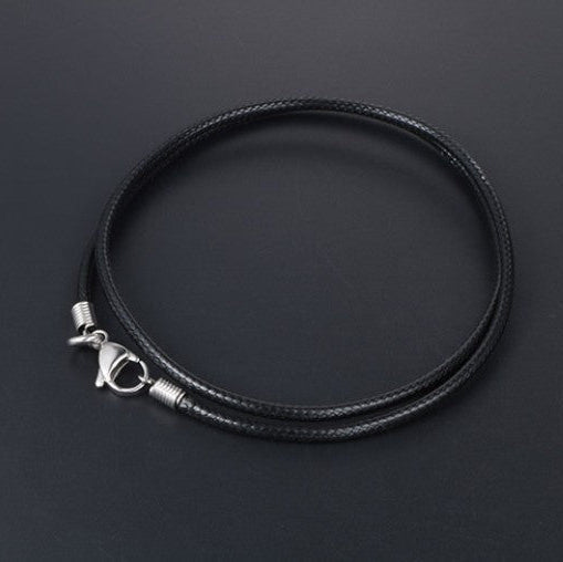 Vowryn Linear Wax Cord Necklace