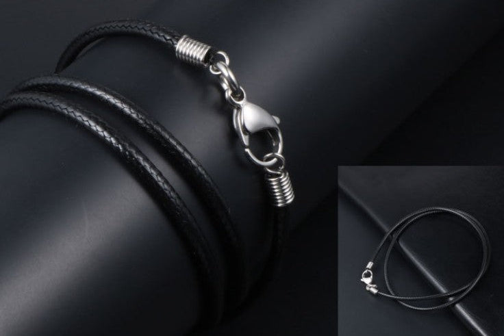 Vowryn Linear Wax Cord Necklace