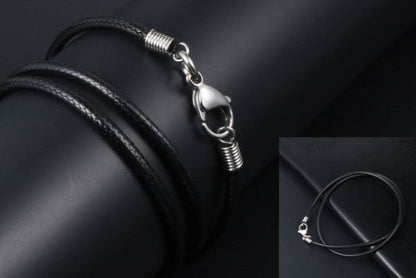 Vowryn Linear Wax Cord Necklace