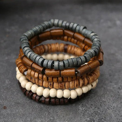 Vowryn Timber Six Bracelet Set
