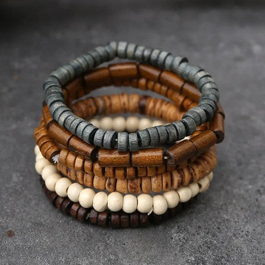 Vowryn Timber Six Bracelet Set