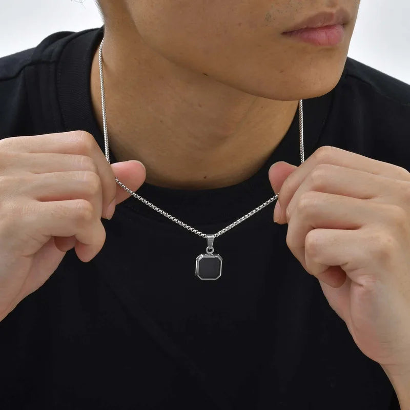 Vowryn Monolith Square Necklace