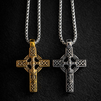 Vowryn Faithbound Celtic Cross Necklace