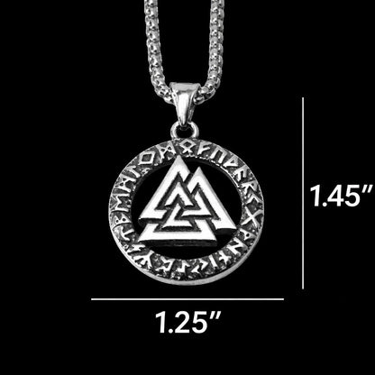 Vowryn Threefold Valknut Necklace