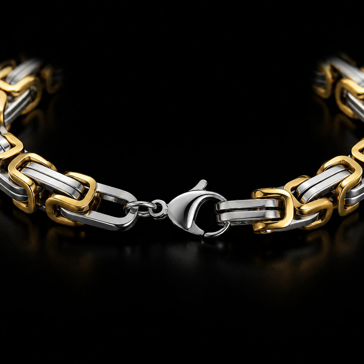 Vowryn Heavy Link Steel Bracelet