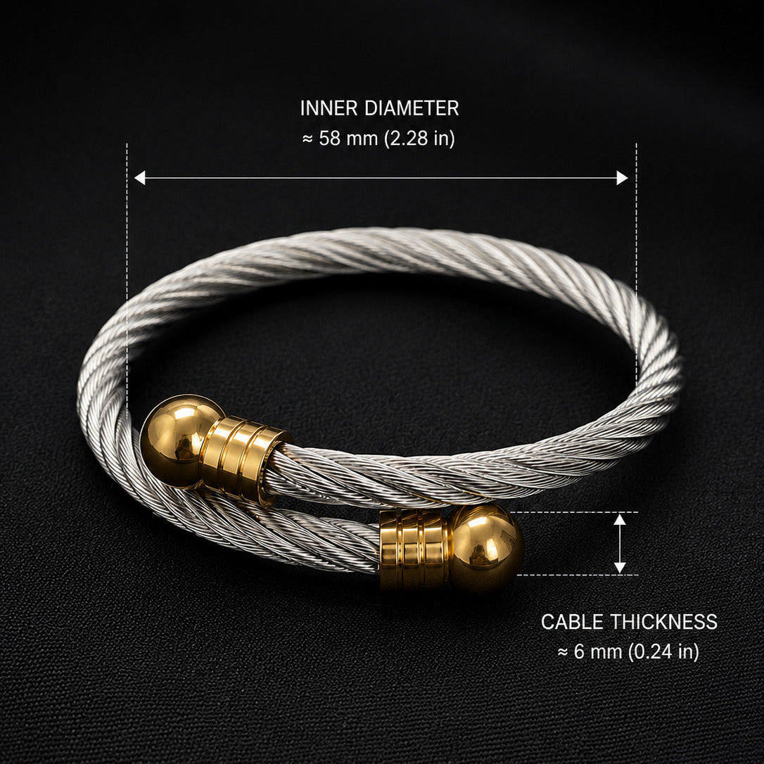 Vowryn Cablecrest Adjustable Cuff