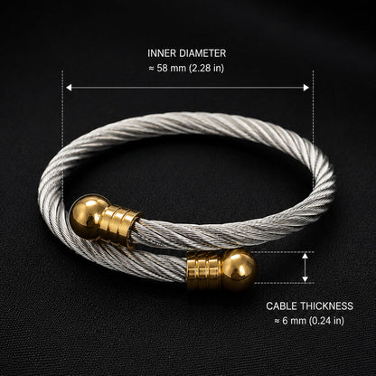 Vowryn Cablecrest Adjustable Cuff