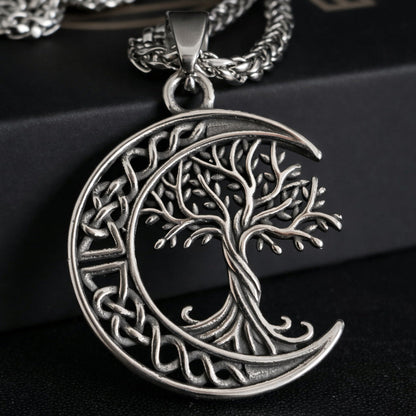 Vowryn Moonroot Tree of Life Necklace for Women