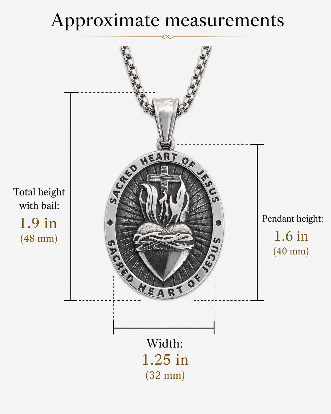 Vowryn Sacred Flame Reversible Medallion