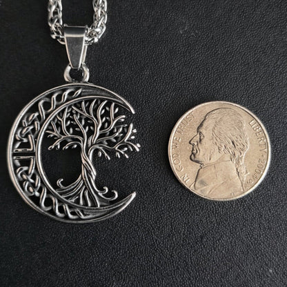 Vowryn Moonroot Tree of Life Necklace for Women