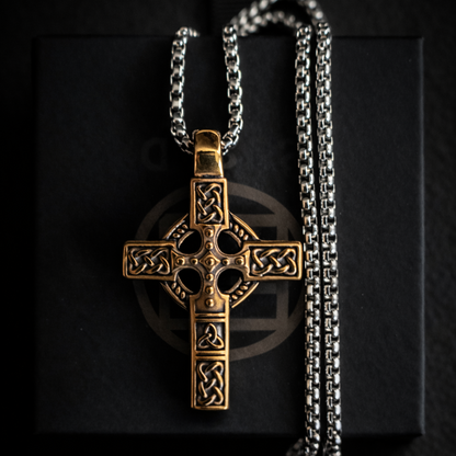 Vowryn Faithbound Celtic Cross Necklace