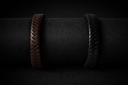 Vowryn Ironweave Leather Bracelet