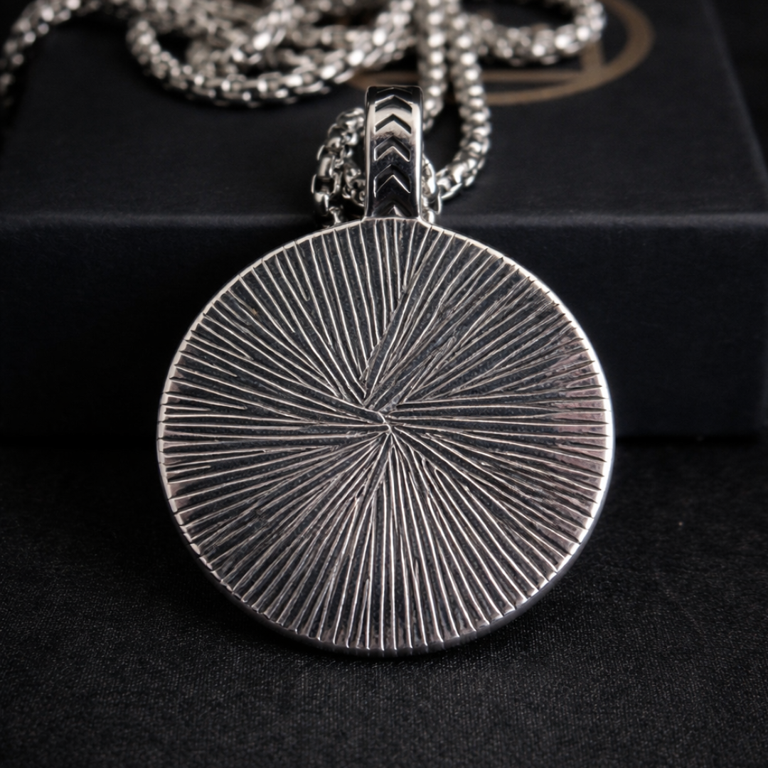 Vowryn Spartan Oath Helmet Necklace