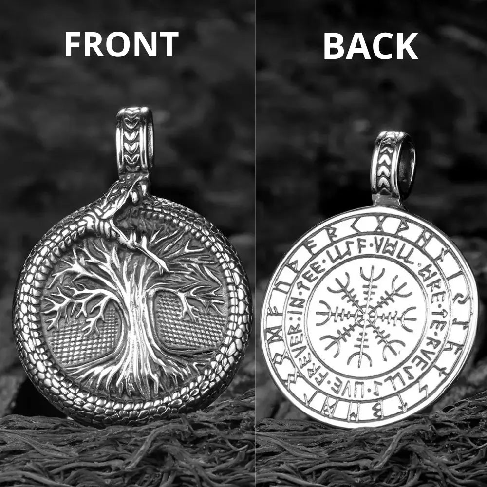 Vowryn Worldtree Helm of Awe Necklace