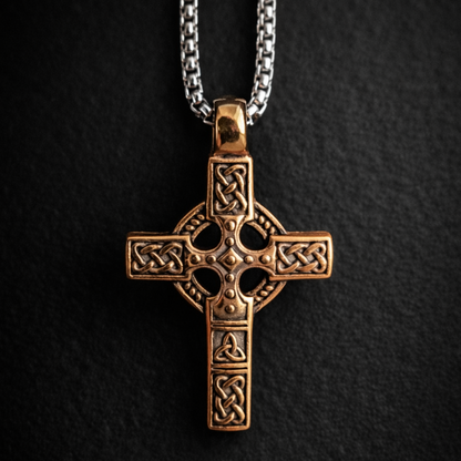 Vowryn Faithbound Celtic Cross Necklace