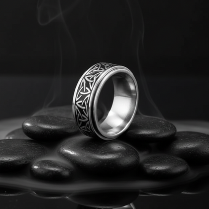 Vowryn Eternity Celtic Spinner Ring