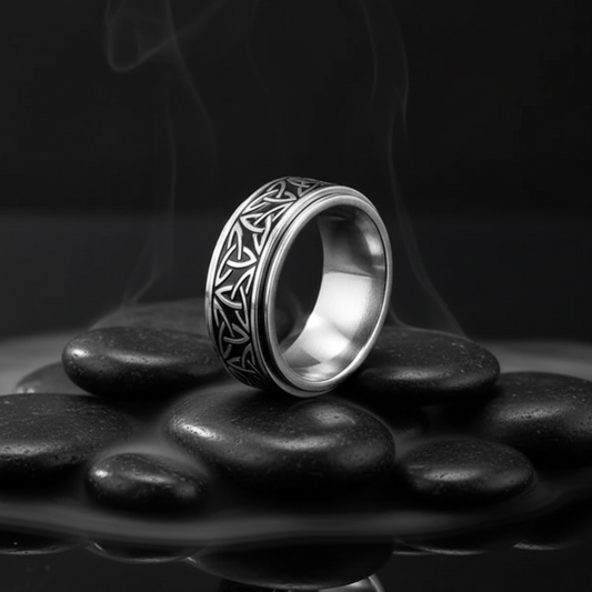 Vowryn Eternity Celtic Spinner Ring