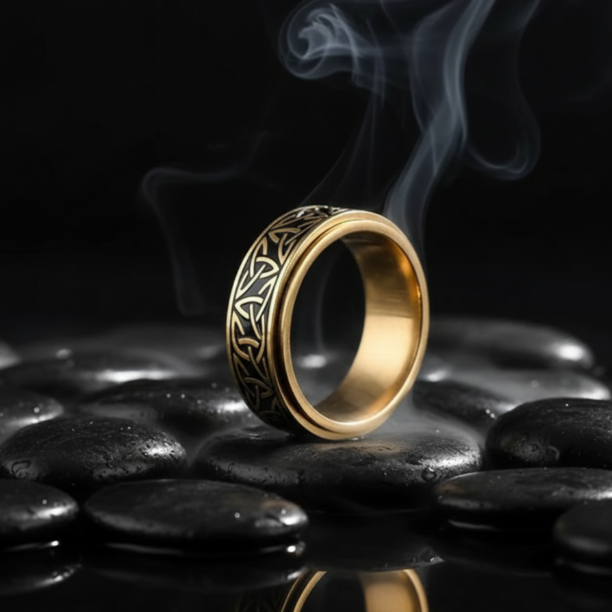 Vowryn Eternity Celtic Spinner Ring