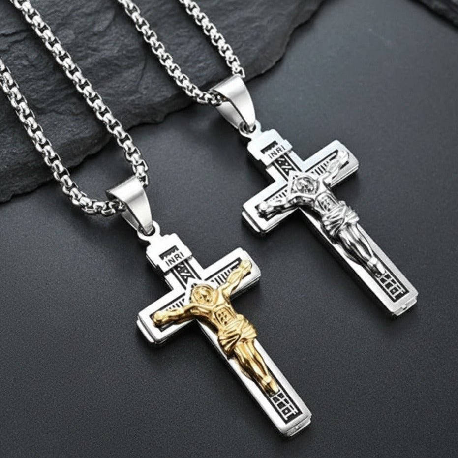 Vowryn Calvary Crucifix Necklace