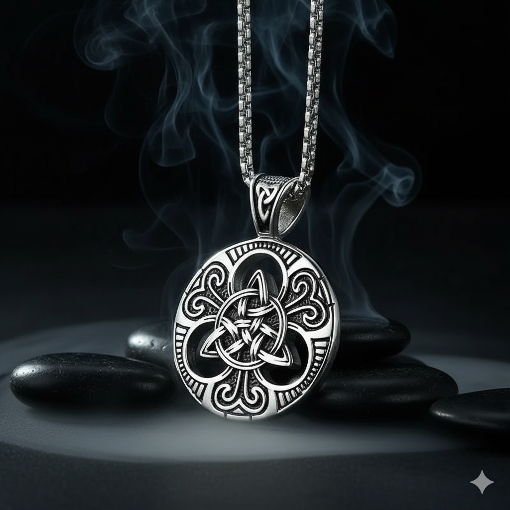 Vowryn Everknot Trinity Necklace
