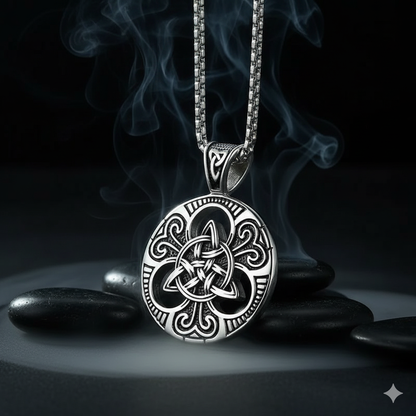 Vowryn Everknot Trinity Necklace