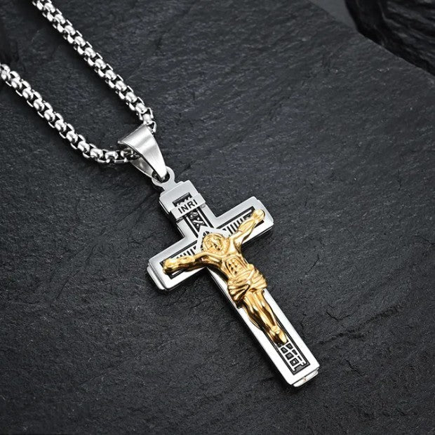 Vowryn Calvary Crucifix Necklace