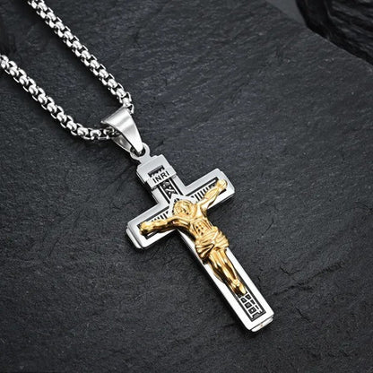 Vowryn Calvary Crucifix Necklace