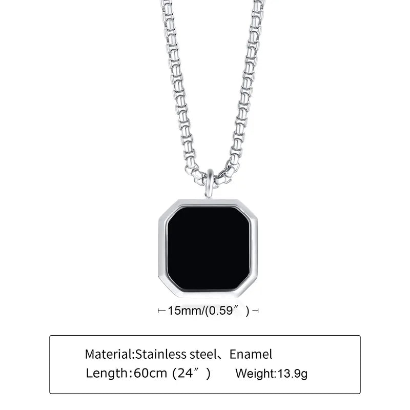 Vowryn Monolith Square Necklace