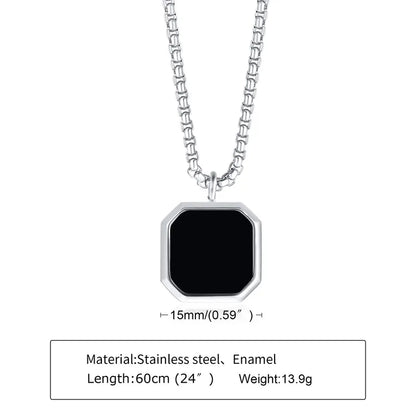 Vowryn Monolith Square Necklace