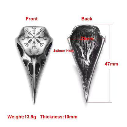 Vowryn Darkseer Raven Skull Necklace