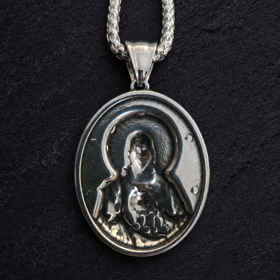 Vowryn Sacred Flame Jesus Medallion