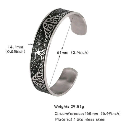 Vowryn Rootline Tree of Life Cuff