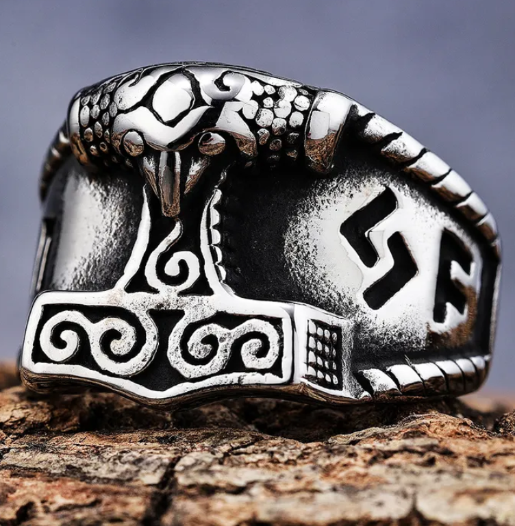 Vowryn Ironform Geometric Ring