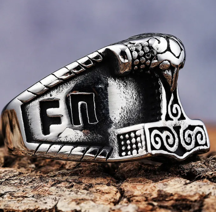 Vowryn Ironform Geometric Ring