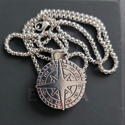 Vowryn True North Compass Rose Necklace